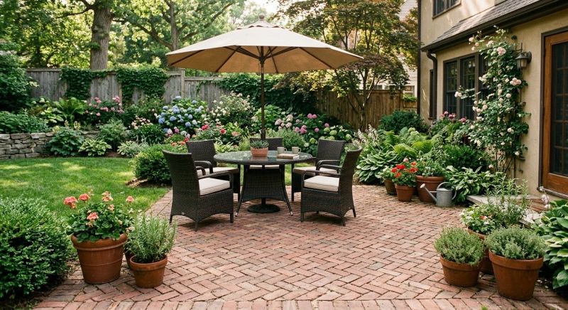 Patio Brick Installation in West Hartford, CT