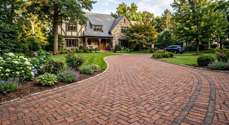 Brick Driveway Paving in Denver, CO