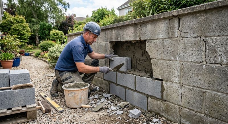Rock Wall Repair in Cleveland, OH